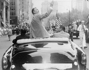 Ben Hogan in New York City in 1953 after he won the Triple Crown.